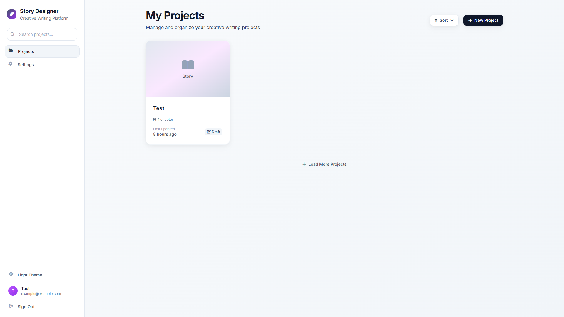 STORY DESIGNER preview